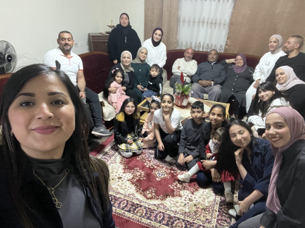Ghada med familien sin